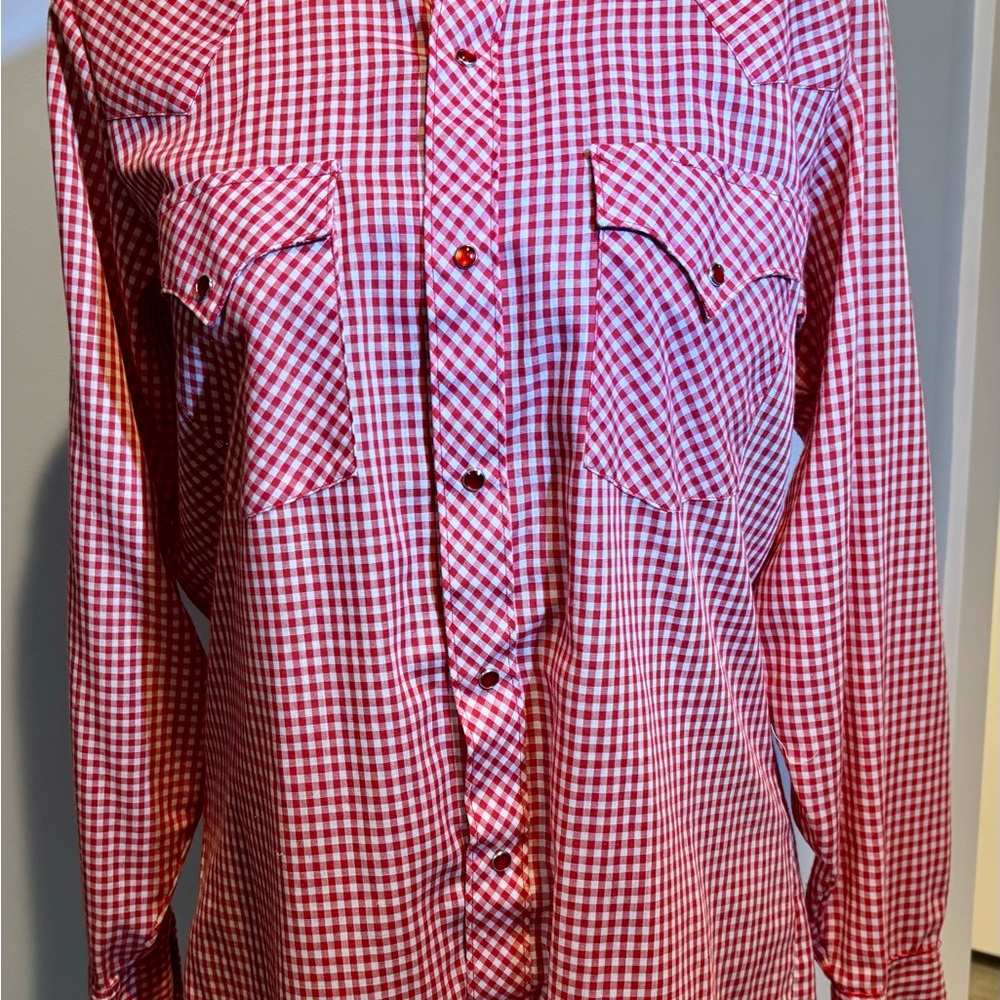 Vintage Pearl Button Shirt Unisex